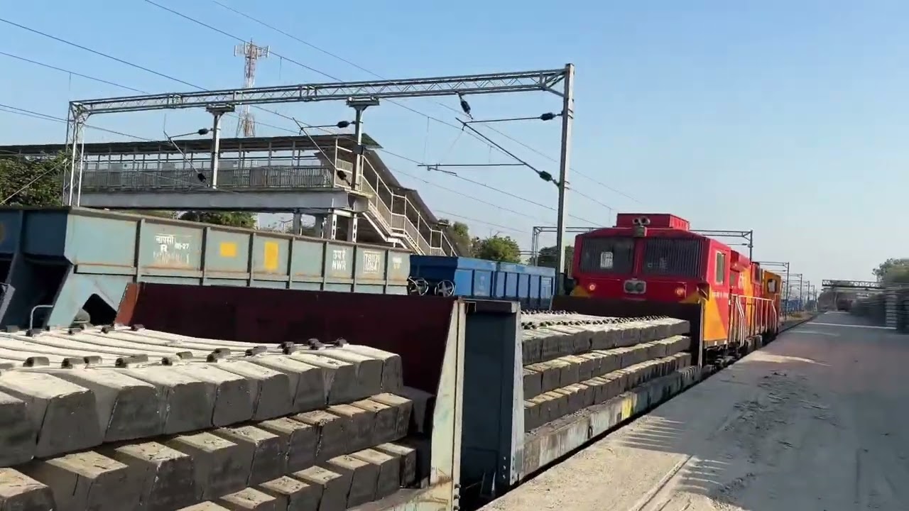 ( Long ) fighter train 🚂 भारतीय रेल  diesel loco 49411 train India army Malgadi 