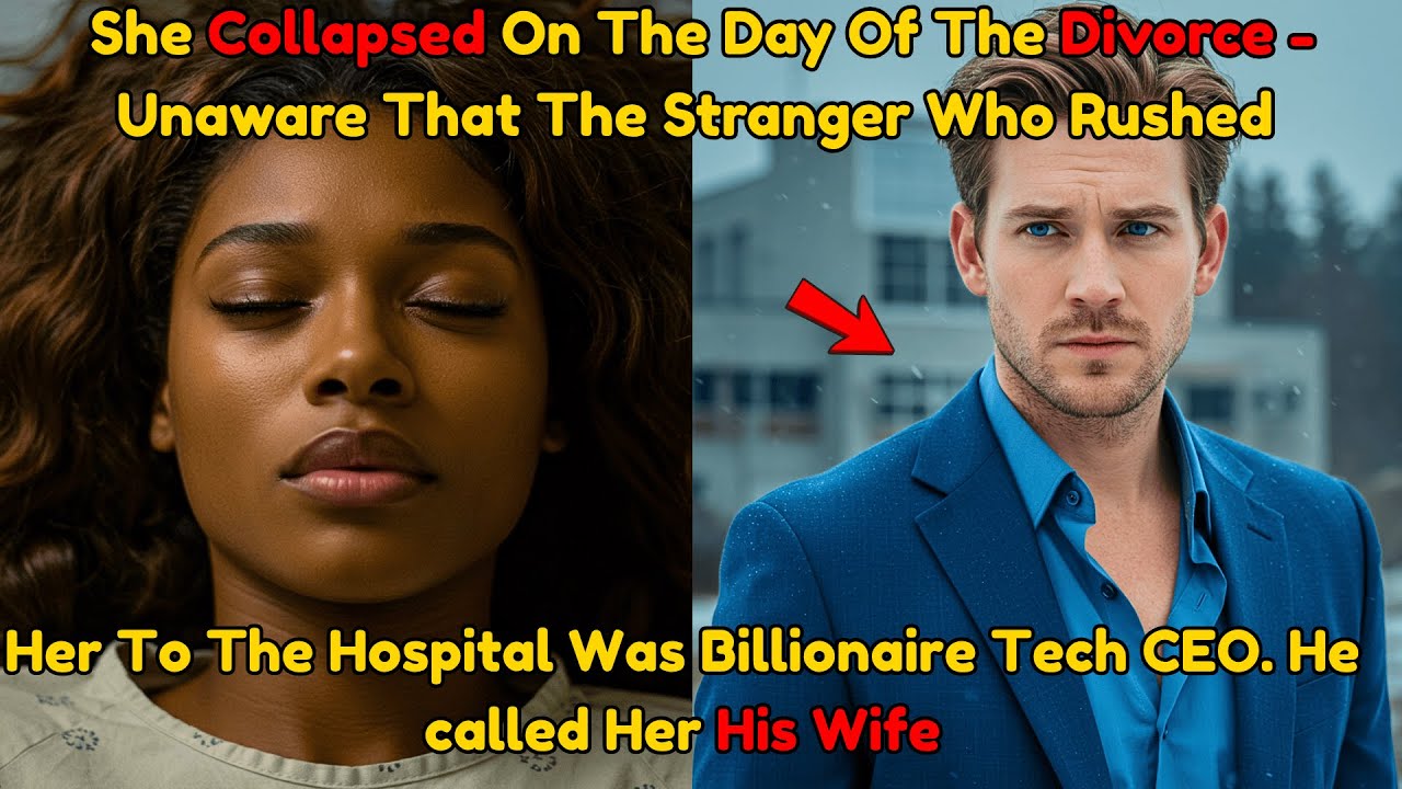 SHE COLLAPSED ON DIVORCE DAY - A BILLIONAIRE RUSHED HER TO THE HOSPITAL AND CALLED HER HIS WIFE...