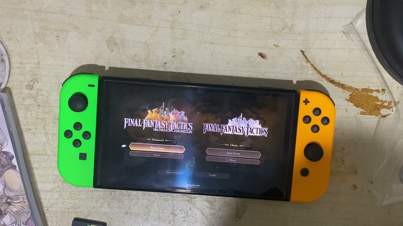 First Time Unboxing & Playing Final Fantasy Tactics (Classic) on Nintendo Switch OLED