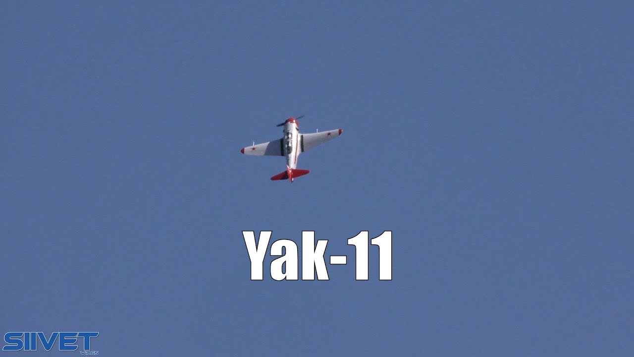 Yakolev Yak-11 Aerobatics Sunday - Beautiful Flying by Soviet Fighter Trainer - Turku 2019