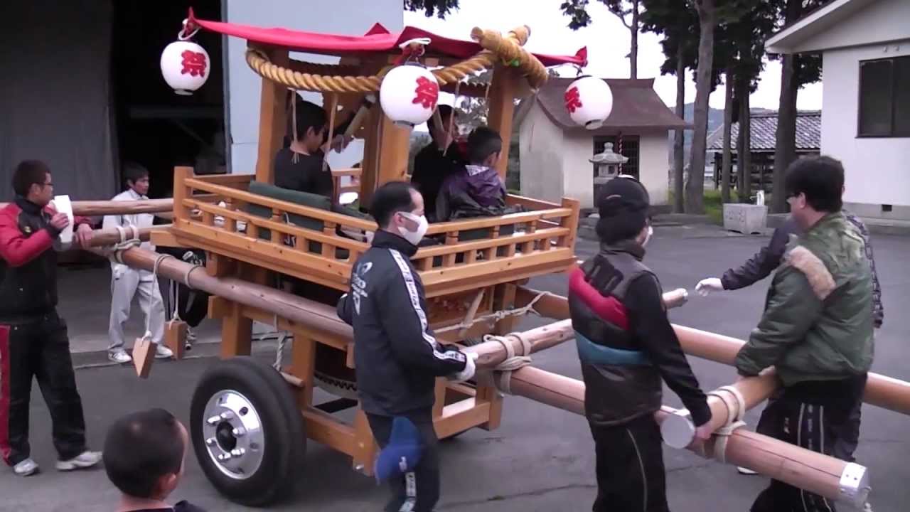 平成24年 阿万亀岡八幡神社春祭り 稲田南「大ならし」