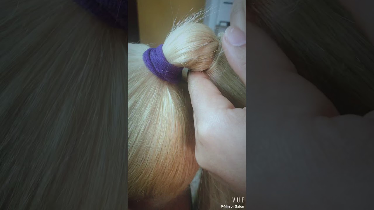 Cómo hacer una cola con extensiones 🎀