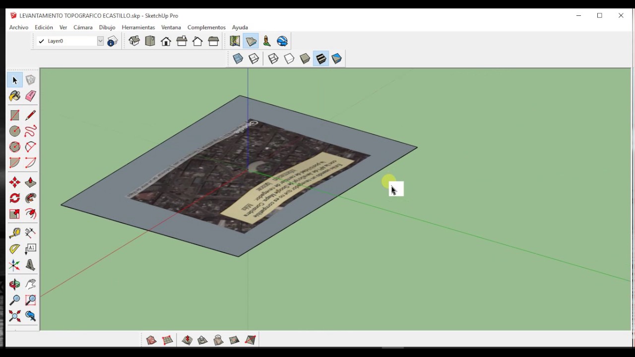 Crear curvas de nivel desde Google Earth en Sketchup
