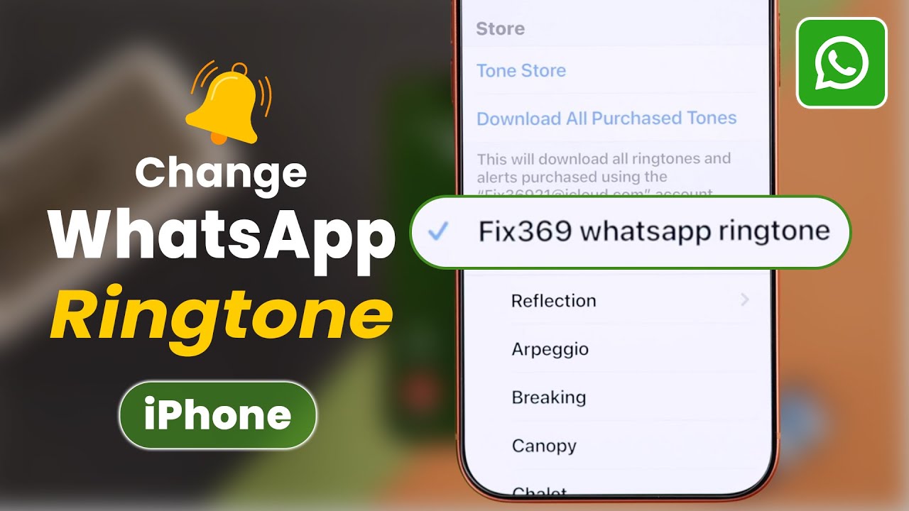 How to Change WhatsApp Ringtone on iPhone!