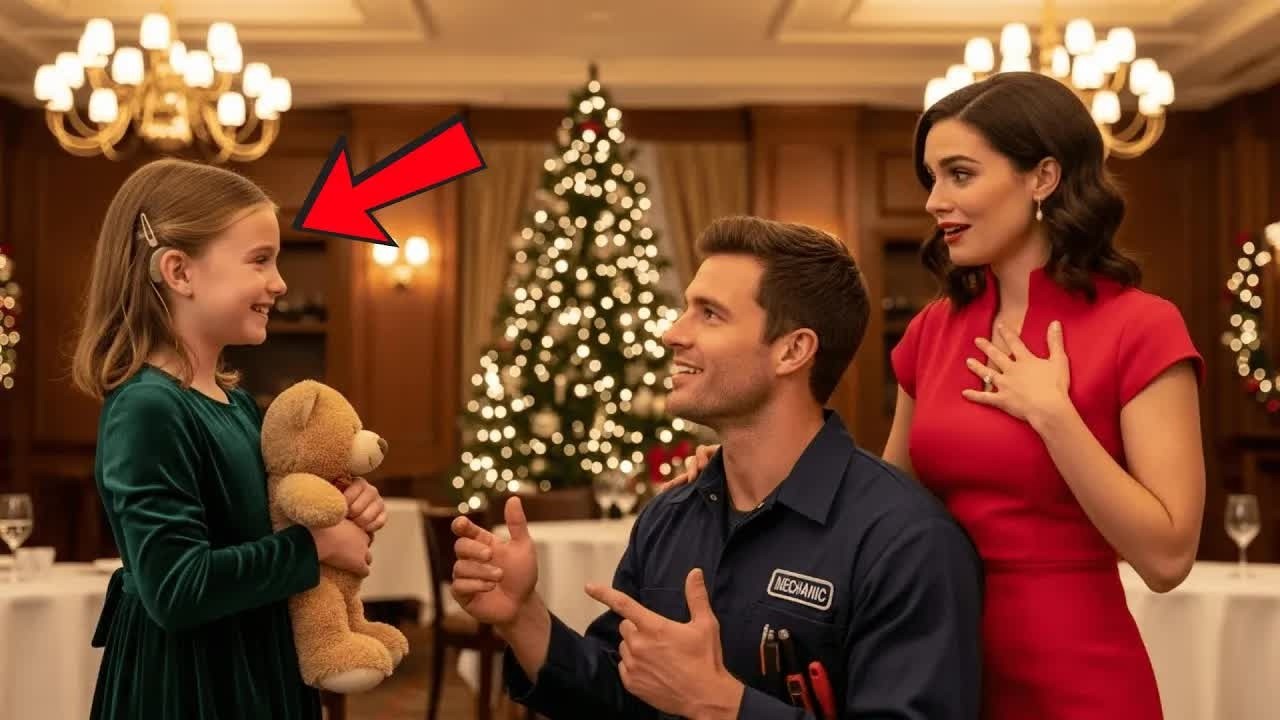 CEO Portò La Figlia Sorda A Cena Di Natale — La Lingua Dei Segni Del Papà Single La Fece Sorride