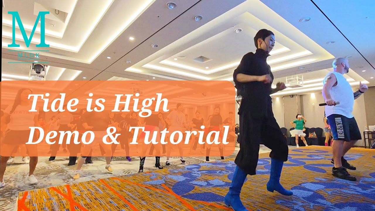 Tide is High LINEDANCE/Demo & Tutorial 2분37초부터/초중급라인댄스/Choreo:Mark Furnell & Chris Godden/제주국제워크숍 