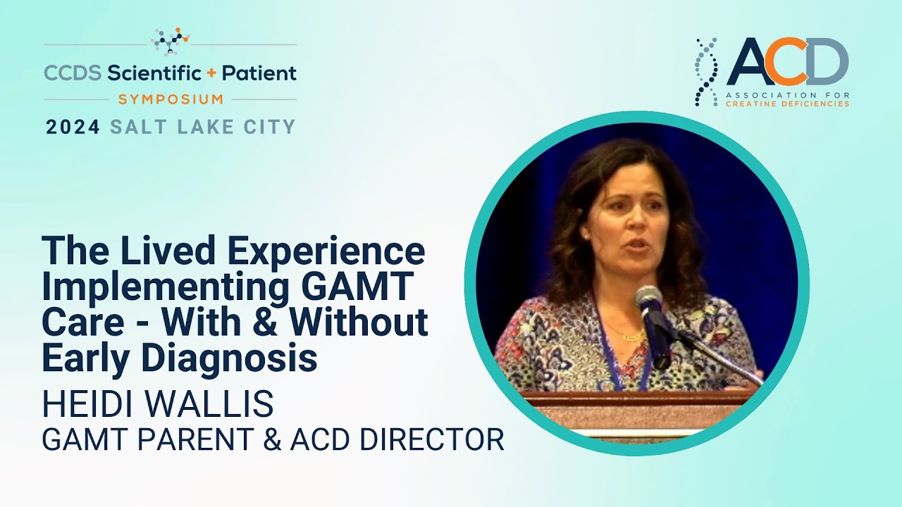 2024 - Heidi Wallis - GAMT Lived Experience - With and Without Early Diagnosis