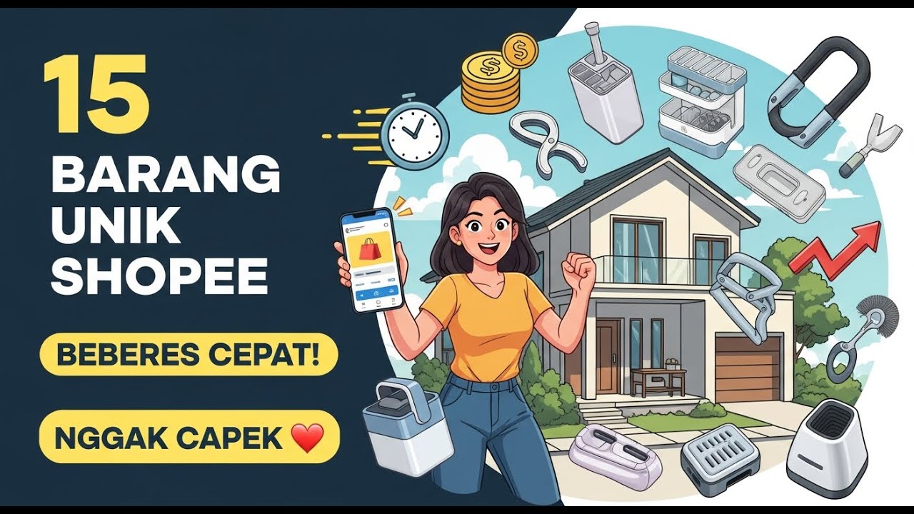 15 Barang Unik di Shopee yang Bikin Beberes Rumah Jadi Cepat & Nggak Capek