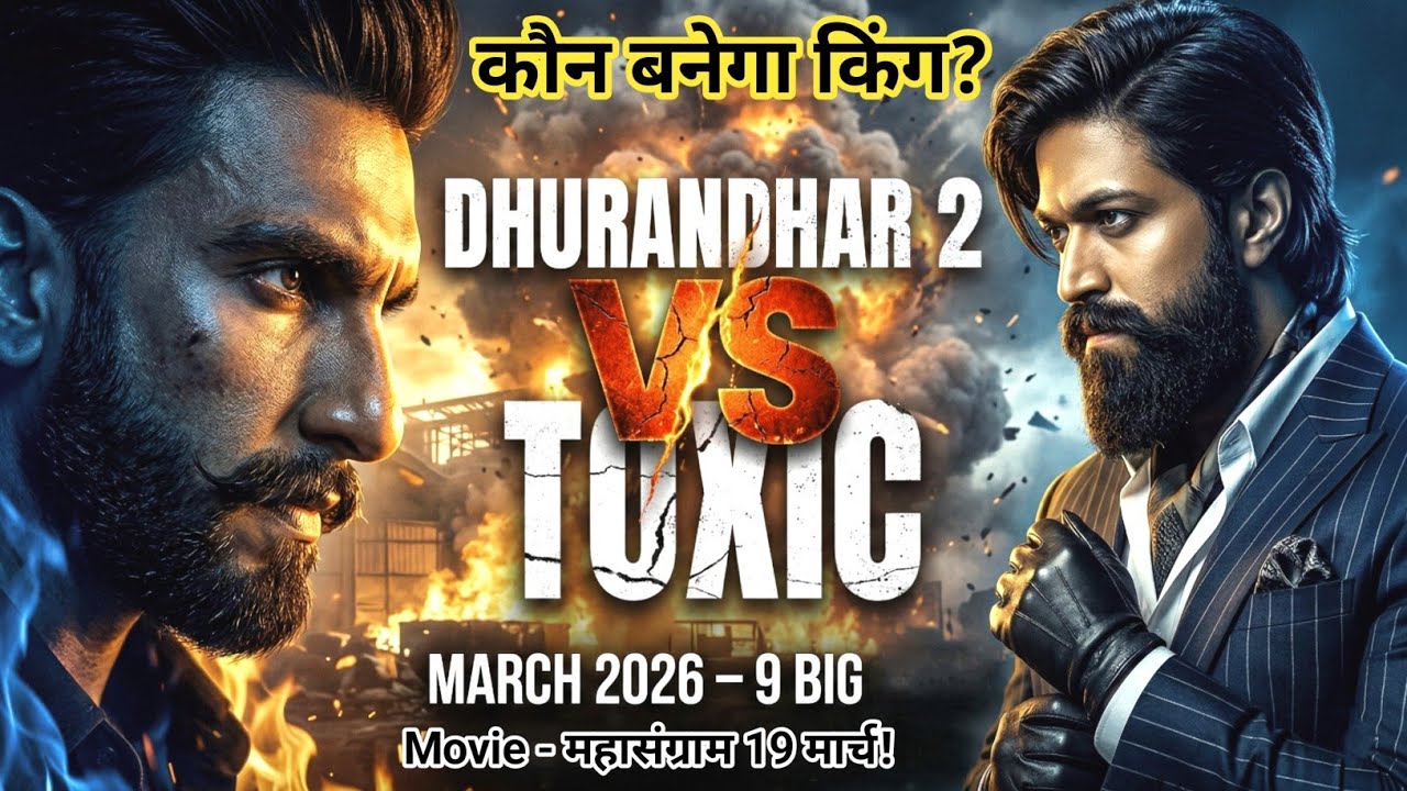 Dhurandhar 2 vs Toxic Clash and  9 Big Hindi Releases in March 2026 | Bollywood News