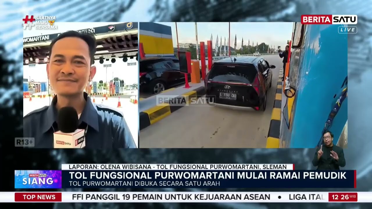 Tol Purwomartani Mulai Ramai Pemudik & Volume Kendaraan di GT Kalikangkung Meningkat #Beritasatu