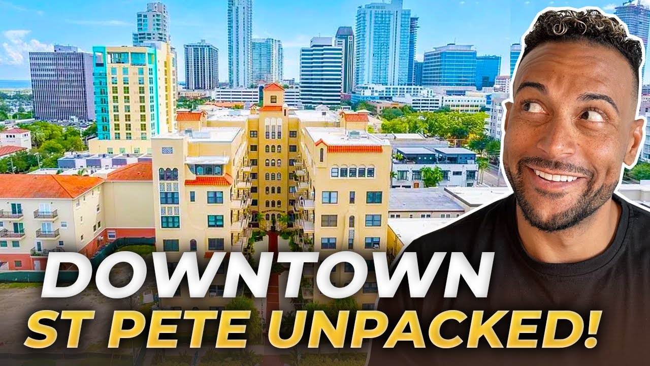 Affordable DOWNTOWN ST PETERSBURG FLORIDA Condo Living Under $400K | Tampa Florida Real Estate
