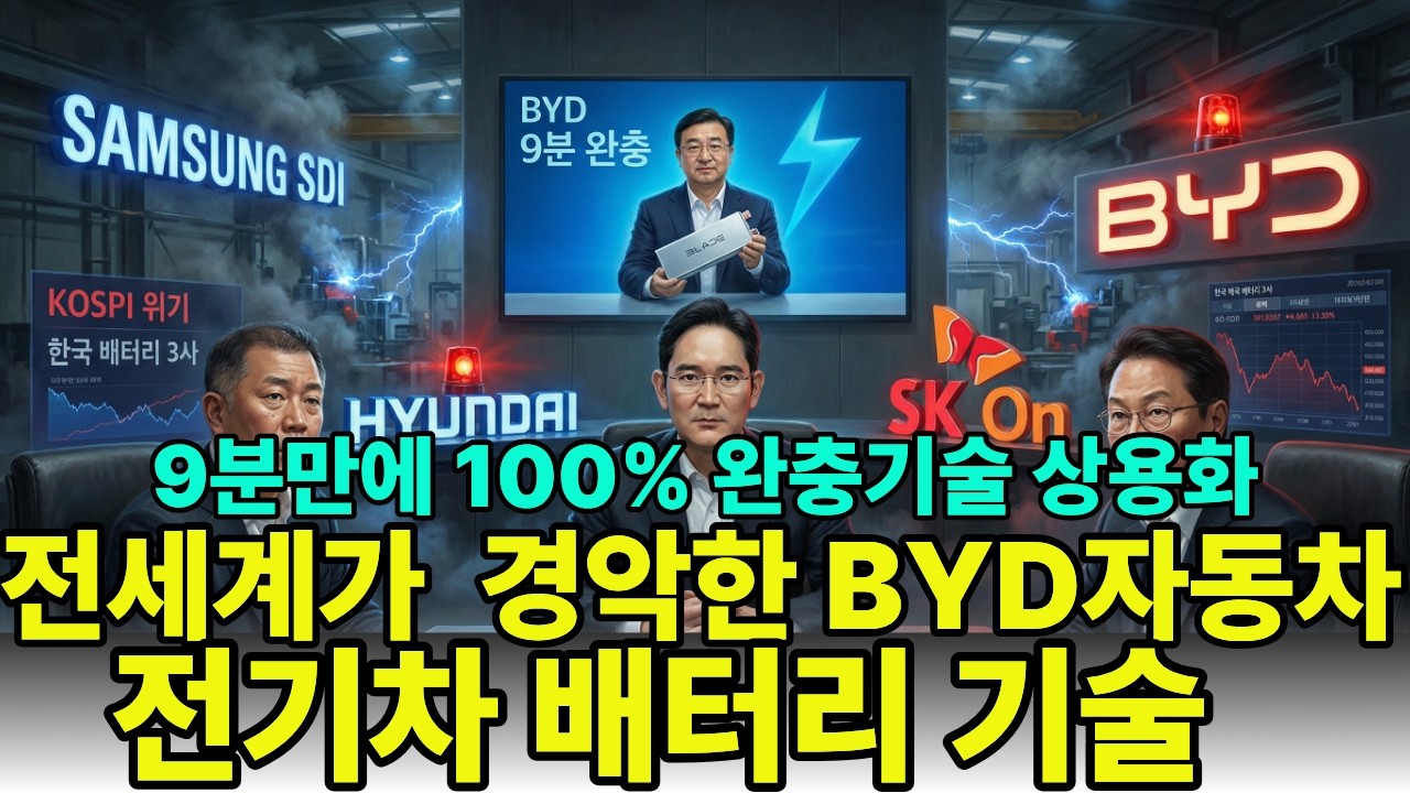 단,9분만에 완충, 주유소보다 빠른 전기차,일론 머스크가 경악한 이유~