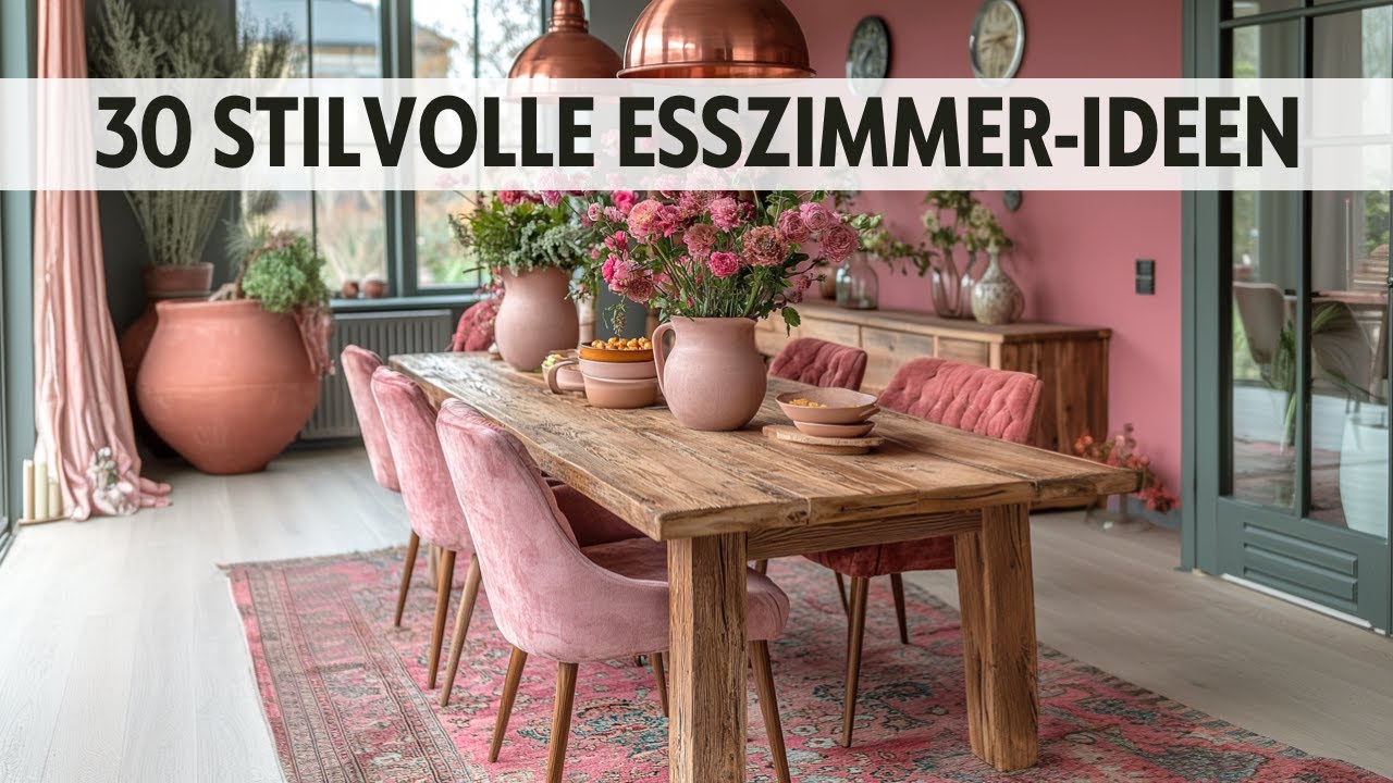 💜 30 Stilvolle Esszimmer-Ideen in warmen Farben, frischen Akzenten & mutigen Farbpaletten! 😍🍽️✨