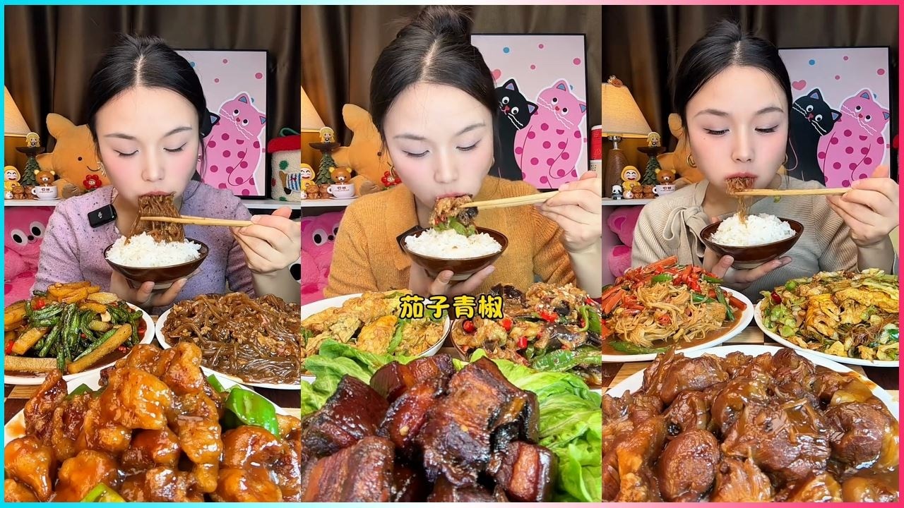 ASMR เสียงกินกรุบกรอบ 먹방 サクサク Crunchy Eating Sounds (No Talking) 🔥 #vlog3
