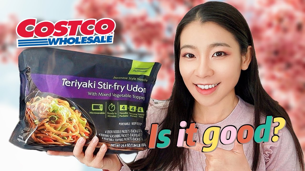 Обзор лапши терияки в японском стиле от Costco: удон с овощами | Pulmuone | Costco Ramen