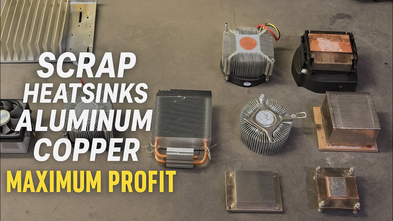 Scrapping Aluminum Heatsinks And Aluminum Copper Heatsinks For Maximum Profit (Step by Step Guide)