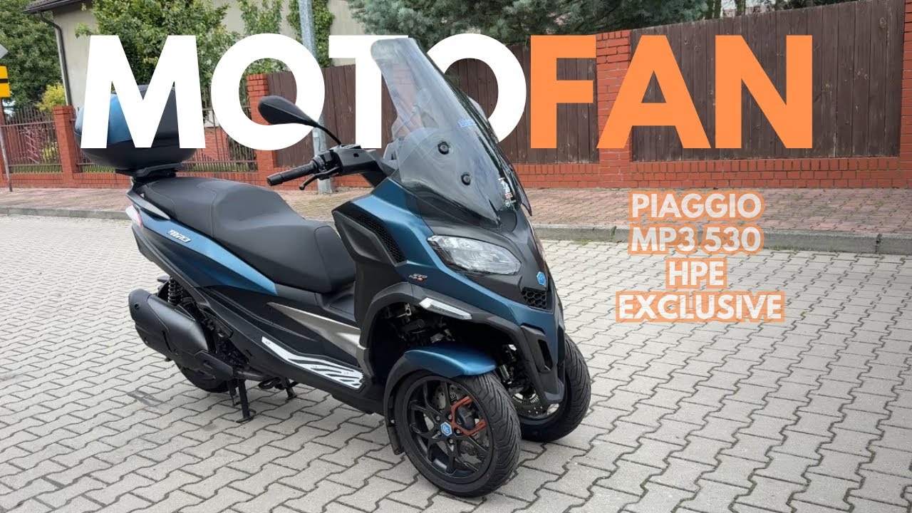 Piaggio MP3 530 HPE Exclusive MOTOFAN MOTOCYKLE ŚCINAWA 