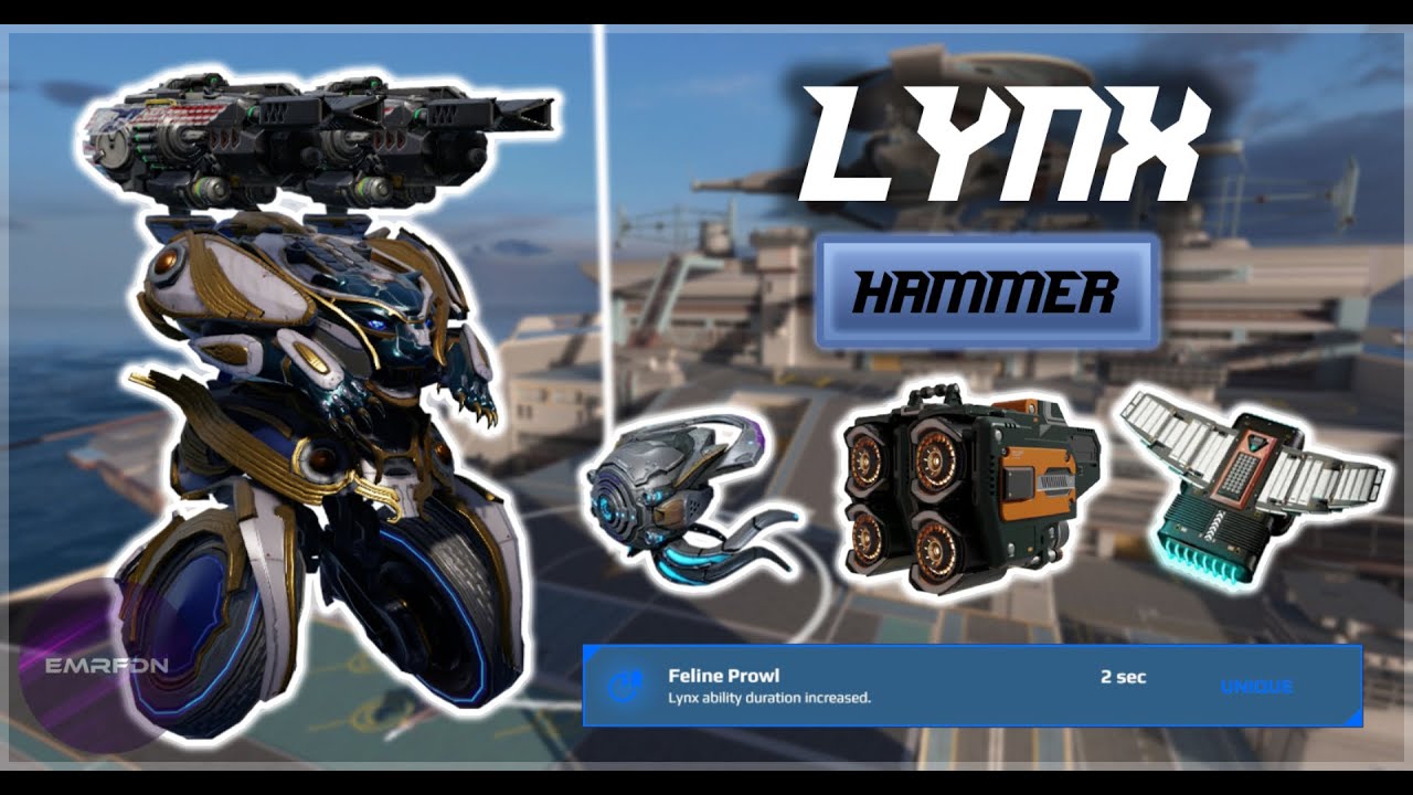 [WR]🔥HAMMER LYNX MIGHT BE ONE OF THE BEST F2P SETUPS! LIVING LEGEND! | War Robots