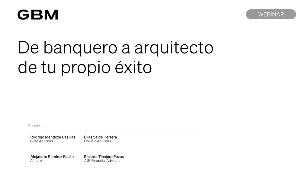 De banquero a arquitecto de tu propio éxito