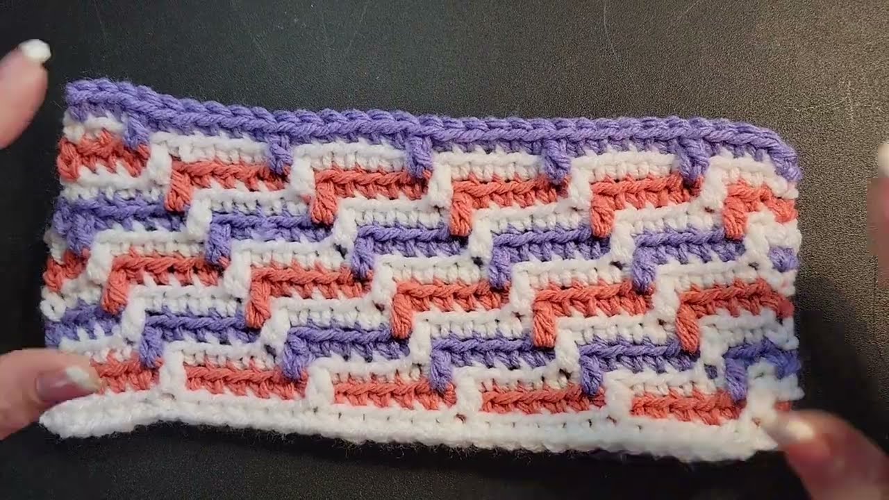 Learn to crochet the Apache stitch tutorial.   Beginner Friendly. #texturetuesday  @wipandchain