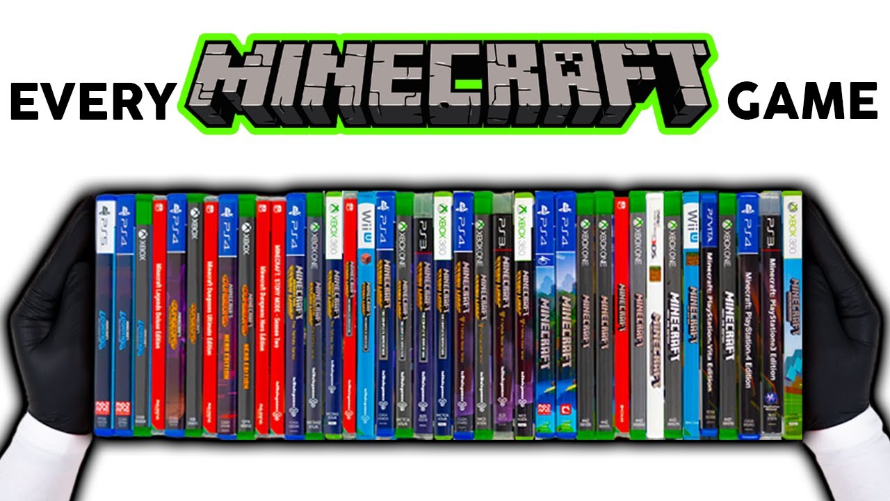 I Unboxed Every MINECRAFT Game EVER