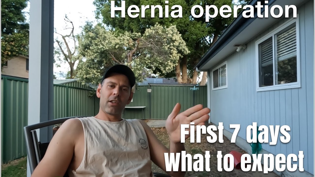 Laparoscopic inguinal hernia repair. First 7 days post operation journal. What to expect.