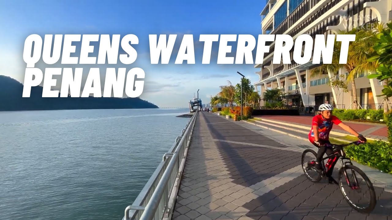 Queens Waterfront, Queensbay Pulau Pinang, Enjoying Sunrise in front Pulau Jerejak