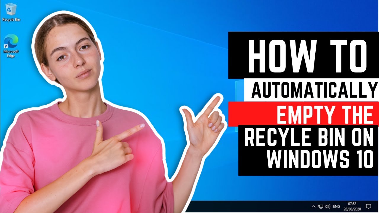 how to automatically empty recycle bin in windows 10