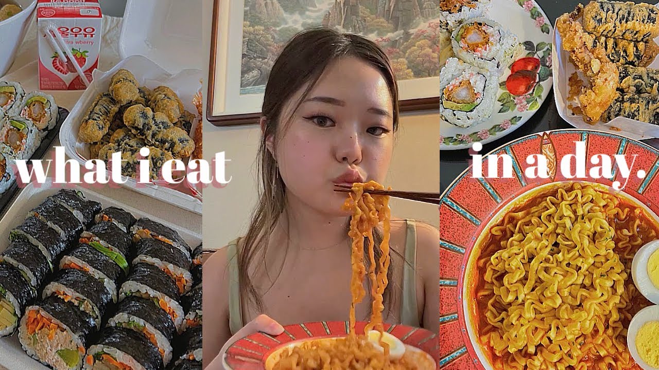 what i eat a day (korean + realistic) | updates + k-mart _ vlog 🍲