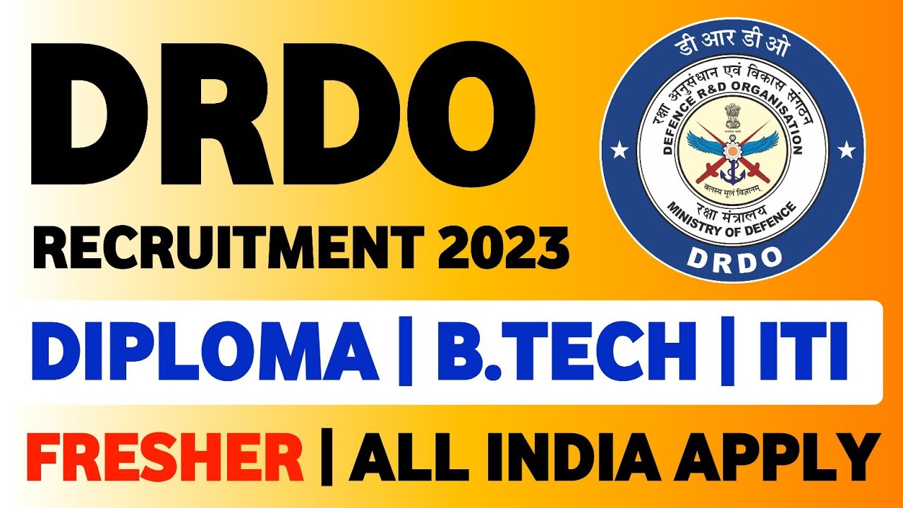 DRDO New Vacancy 2023 | DRDO Recruitment 2023 | DRDO Vacancy 2023 | DRDO Latest Vacancy 2023 #drdo