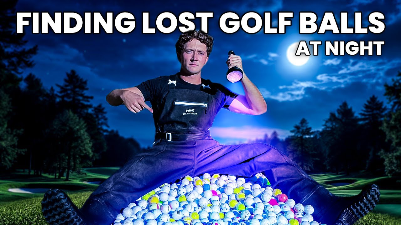 Ночью мы отправились на поиски потерянных мячей для гольфа...