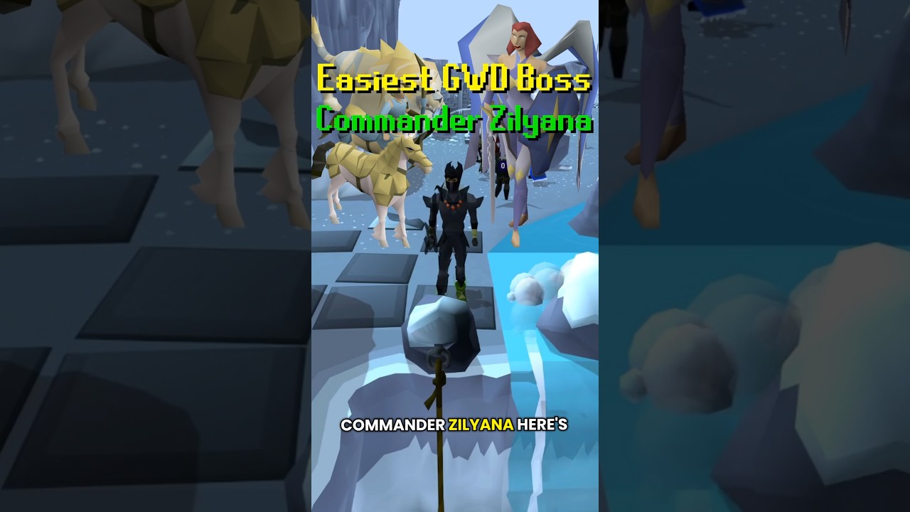 Easiest God Wars Dungeon Boss: Commander Zilyana Guide!🪽 #oldschoolrunescape #runescape #osrs #guide