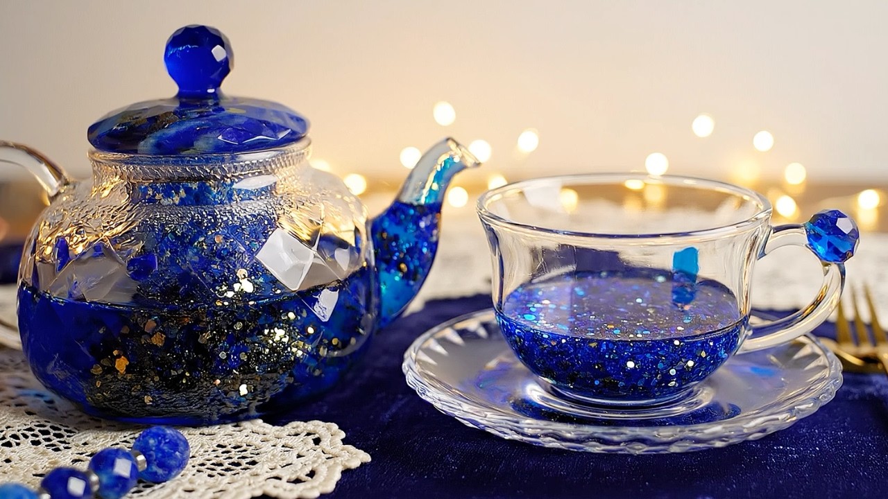 【ASMR】誕生月の宝石ティーポッドでお茶を注ぐASMR💎 Birthstone Gem Tea