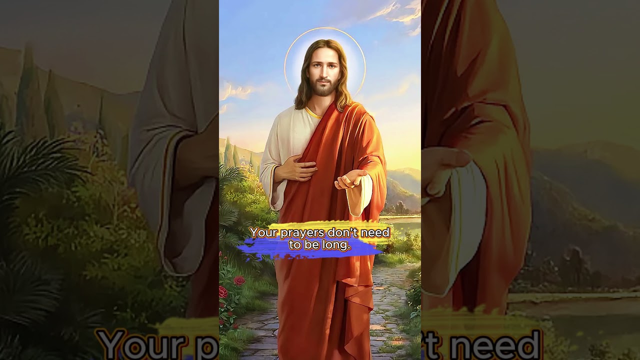 Your prayers don&rsquo;t need to be long. #godhearsyou #faithinsilence #god #jesus #godlovesyou #trustgod
