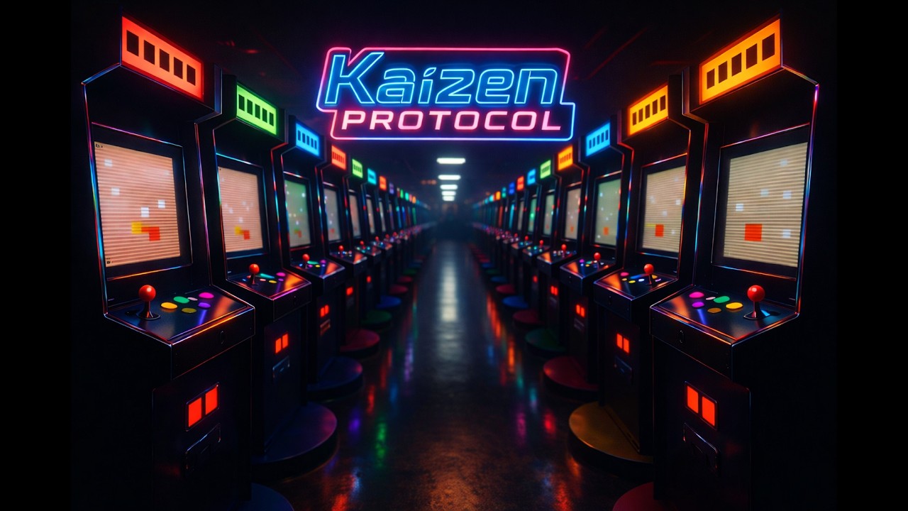 KAIZEN PROTOCOL | Official Lyric Video | Industrial Rock / Anime Style