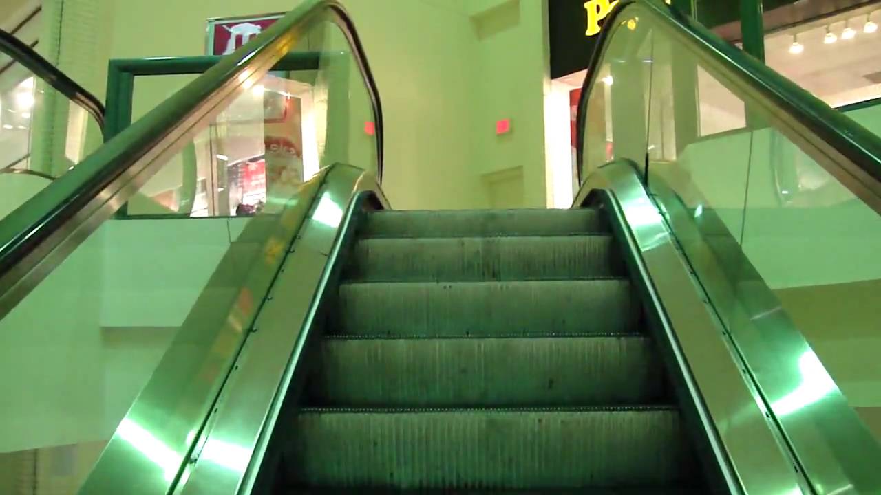 A Christmas ride on the Schindler Haughton escalator at the Tanglewood Mall in Roanoke VA