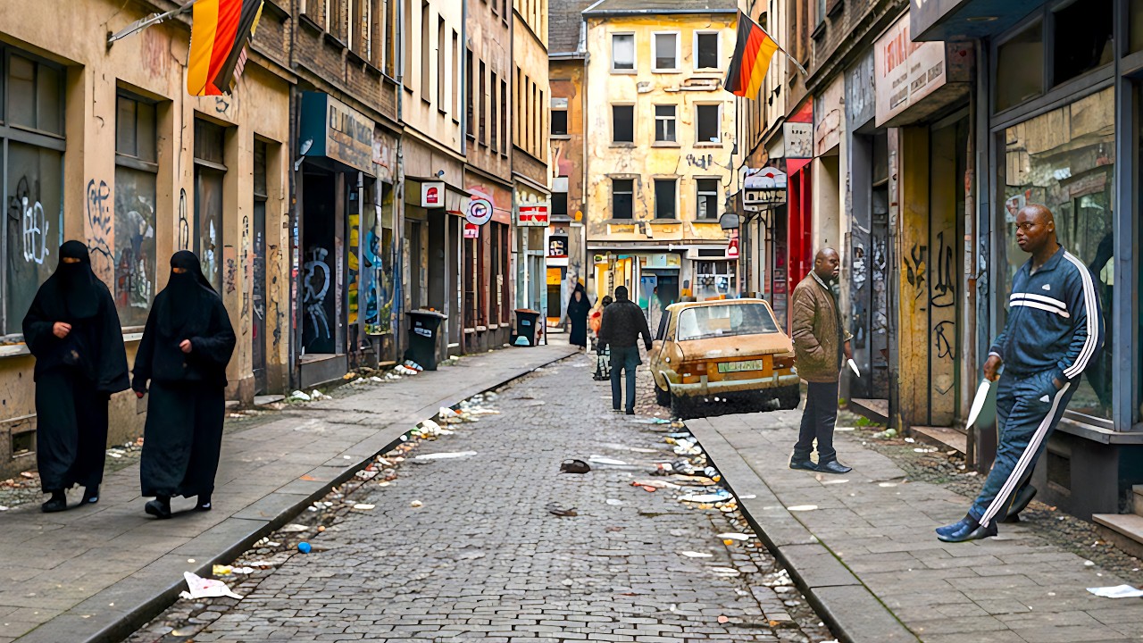 Внутри самых опасных миграционных трущоб Германии!