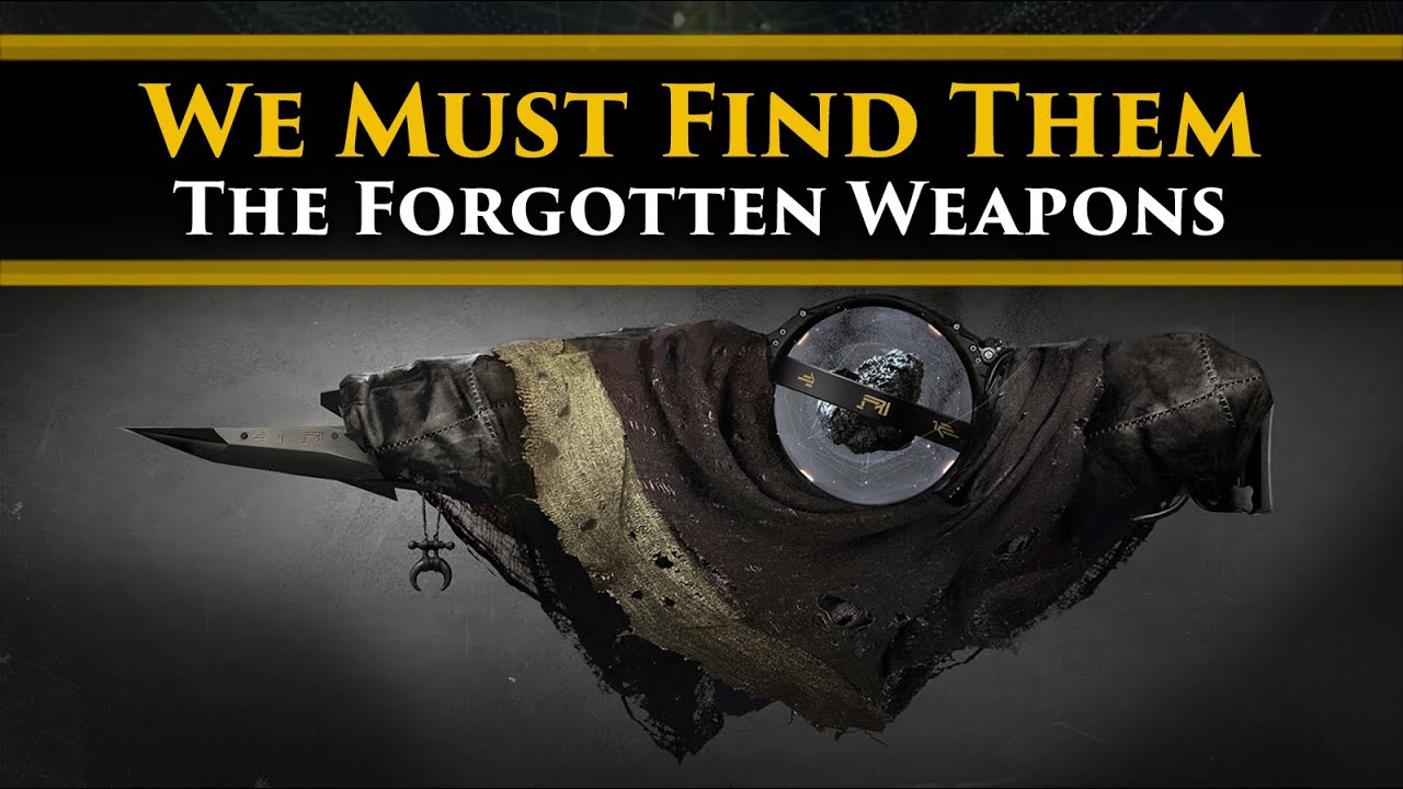 Destiny 2 Lore - 5 Powerful Forgotten Weapons in Destiny that we must find!