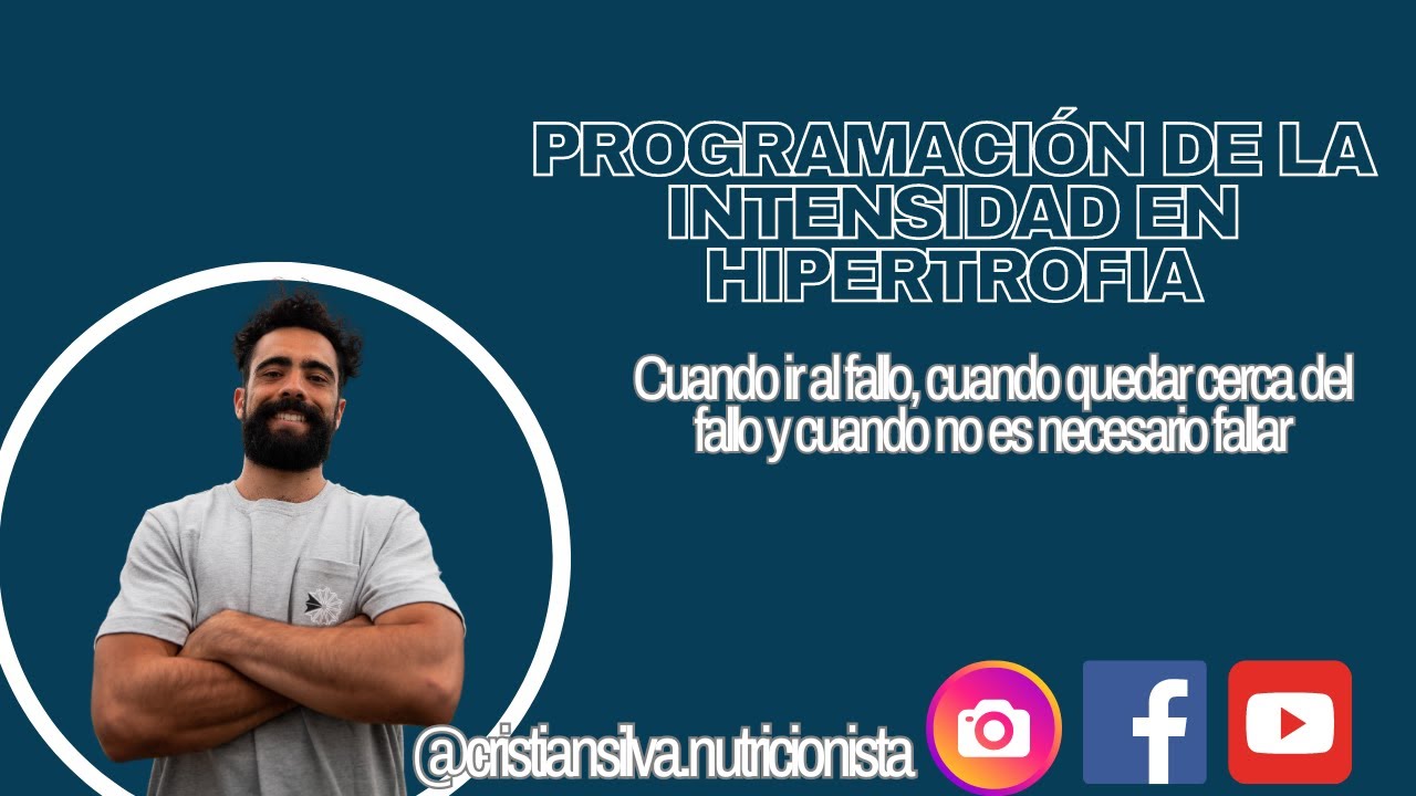 PROGRAMACION DE LA INTENSIDAD EN HIPERTROFIA