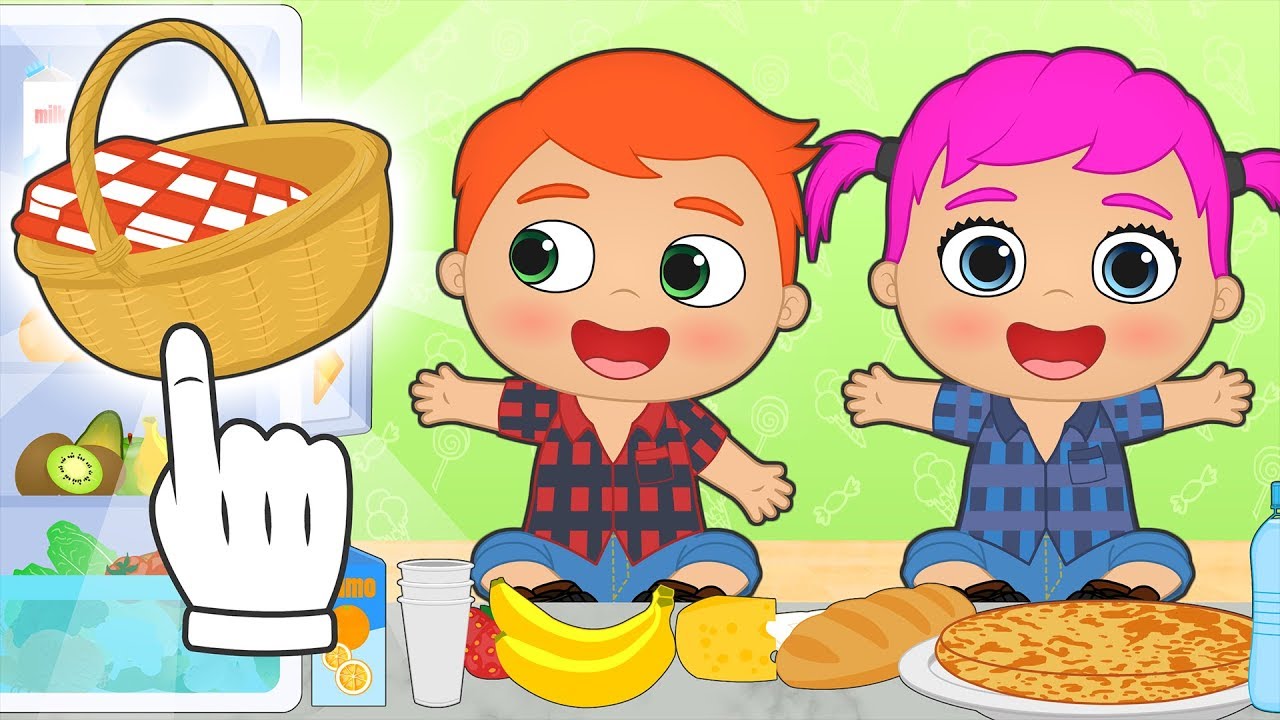 BEBES ALEX Y LILY se preparan para ir de picnic a la monta&ntilde;a 🗻 Dibujos animados educativos