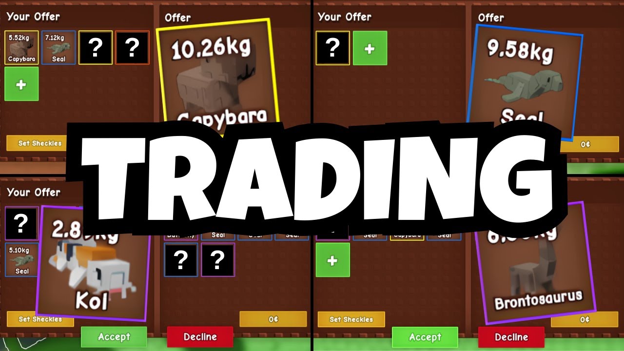 Grow a Garden Trading Montage #3 🔁🤔📈 I got Capybara, Seal & Koi