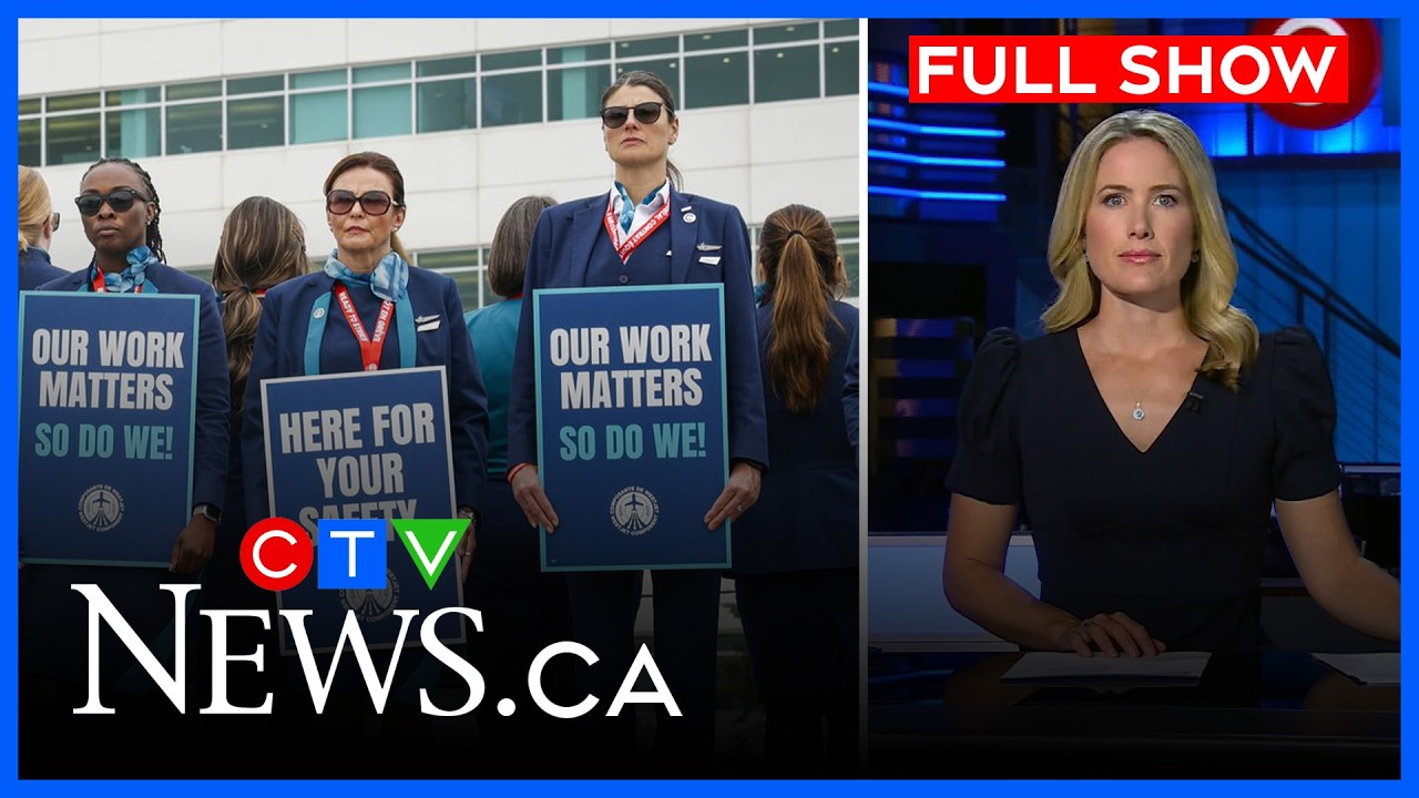 Пассажиры WestJet застряли в аэропортах | CTV National News за субботу, 1 августа 2026 г.