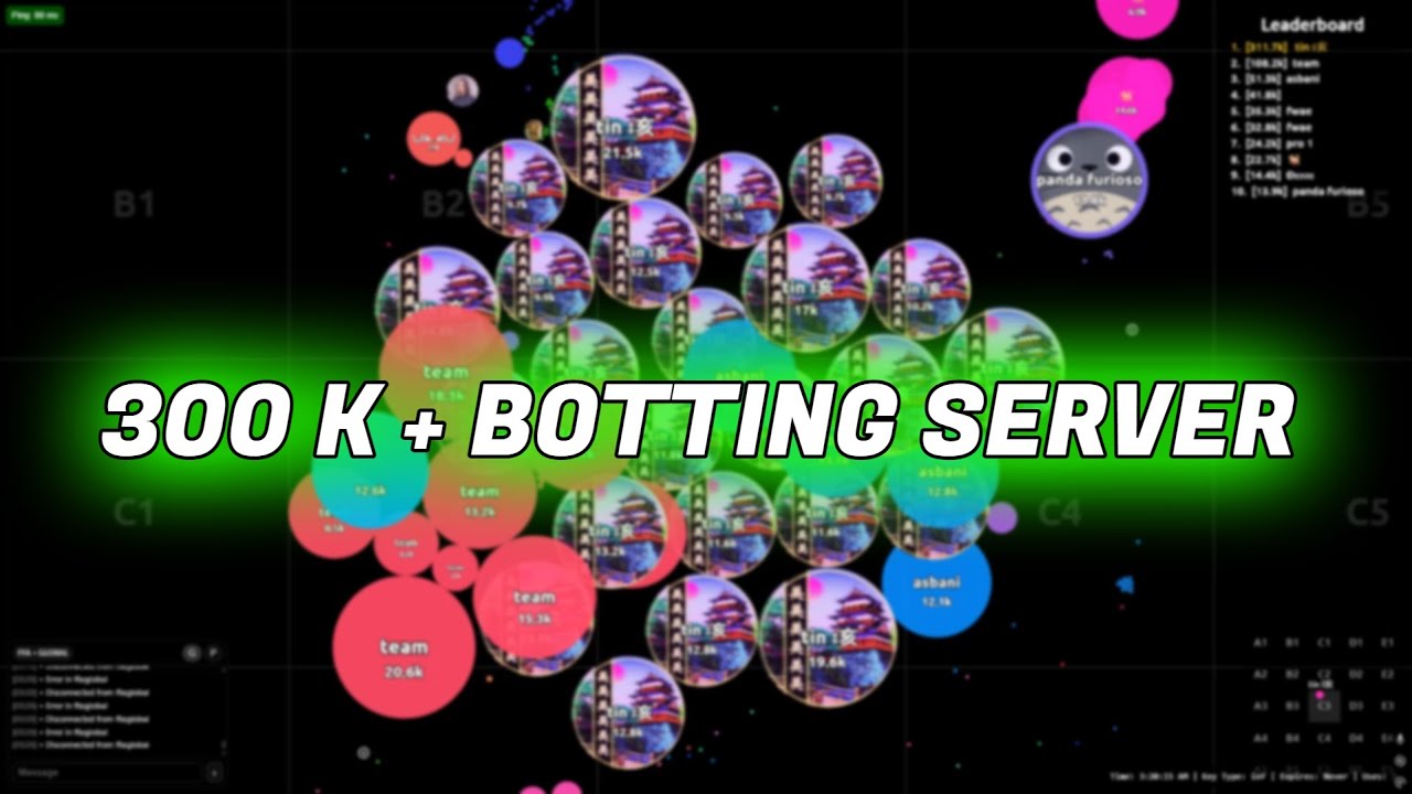 300 K + BOTTED SERVER SENPA.IO (WITH FRIEND)