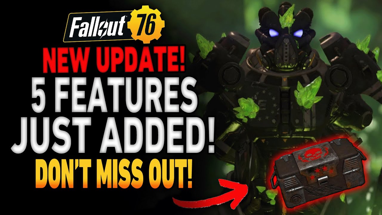 Не пропустите эти 5 НОВЫХ функций, добавленных в Fallout 76!