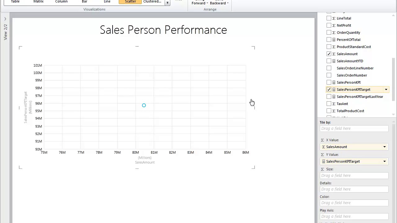 8.3.5 Creating a Power View Report II