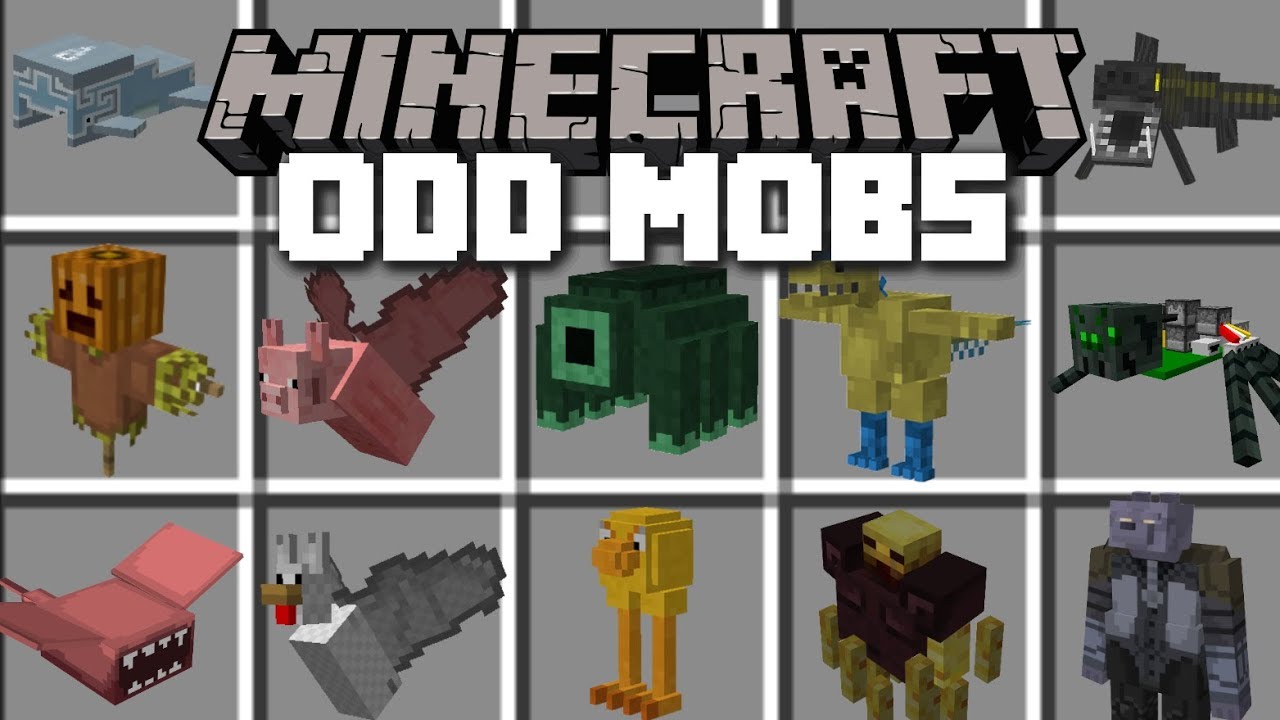 Minecraft MORE WEIRD THINGS MOD / FIGHT AND SURVIVE EVIL MOBS!! Minecraft