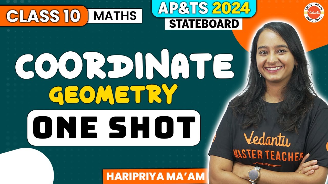 Coordinate Geometry Class 10 In Telugu | One Shot | Haripriya Mam | Vedantu Telugu 8 9 10