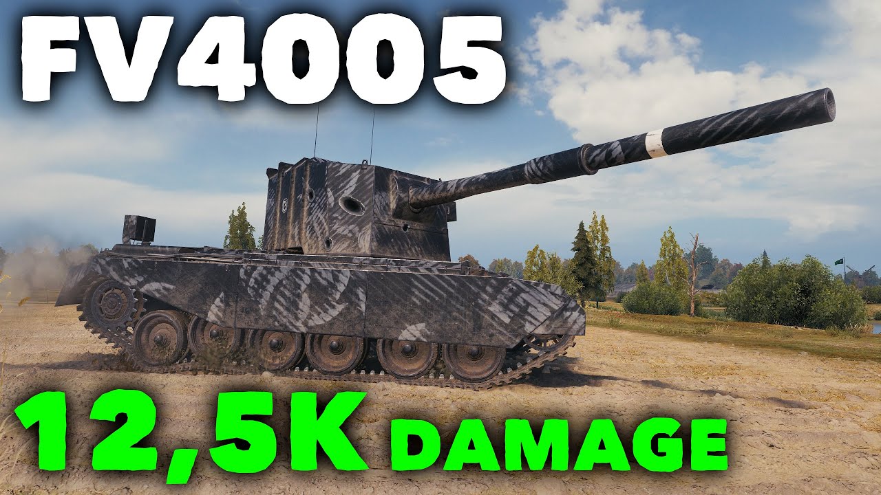 FV4005: DERP TIME - 12,5K Damage - World of Tanks