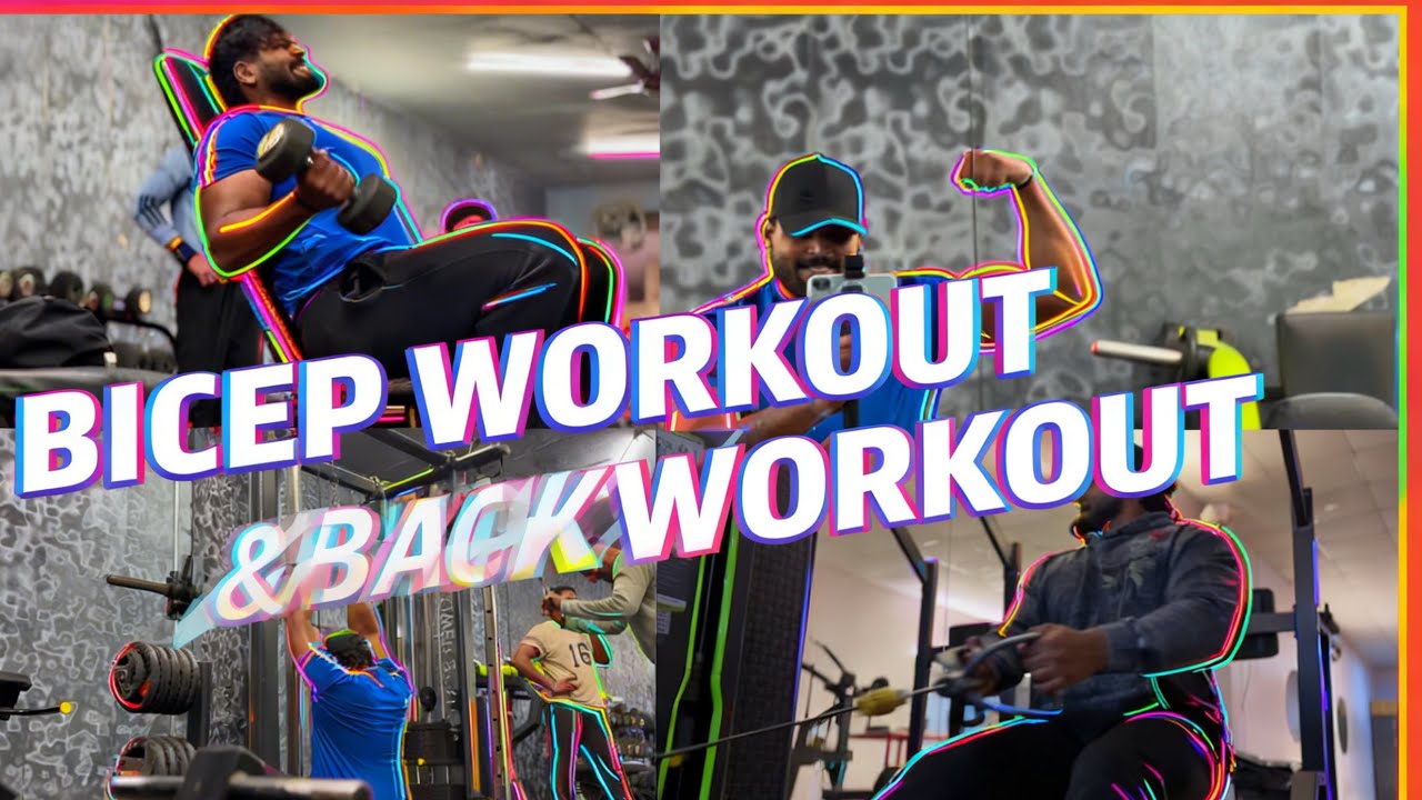 30Min Killer🥶🔥🔥🔥🔥 Back workout and Biceps workout💪🏻💪🏻🔥🔥Workouts For Building Muscle