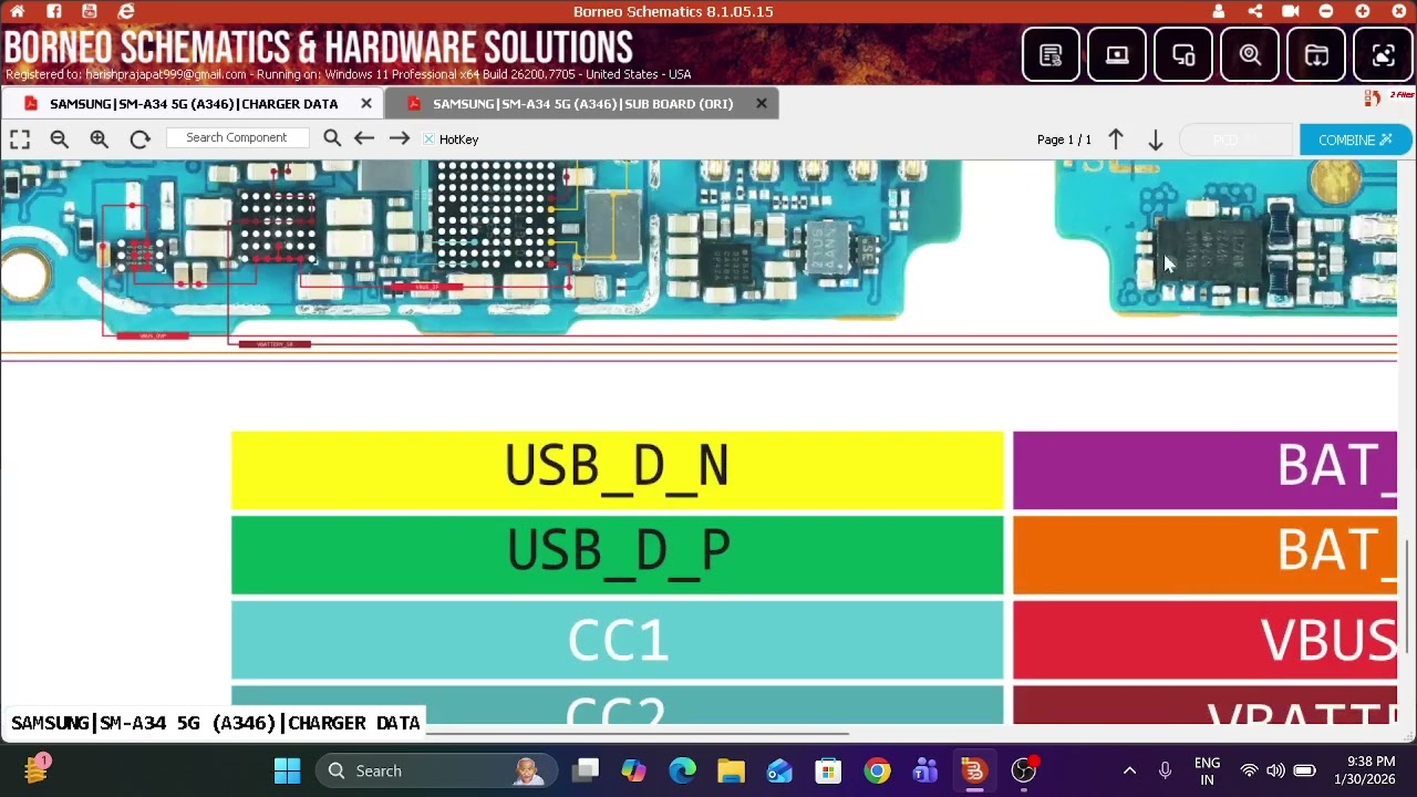 samsung a34 5g charging solution with borneo schematic 2026
